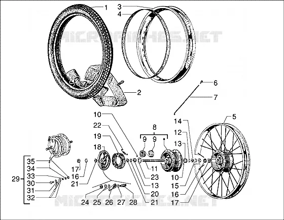 Ruota anteriore