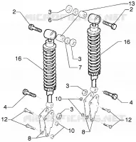 Ammortizzatori posteriori