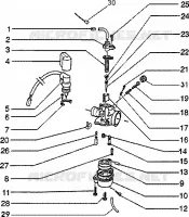 Cavalletto-braccio oscillante