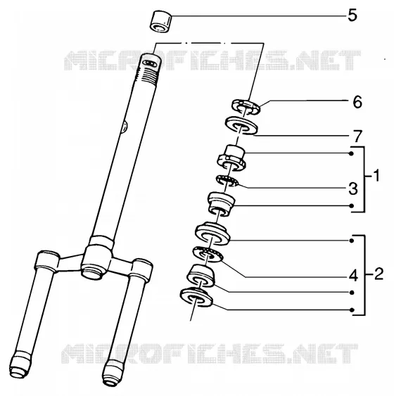 Steering bearing ball tracks