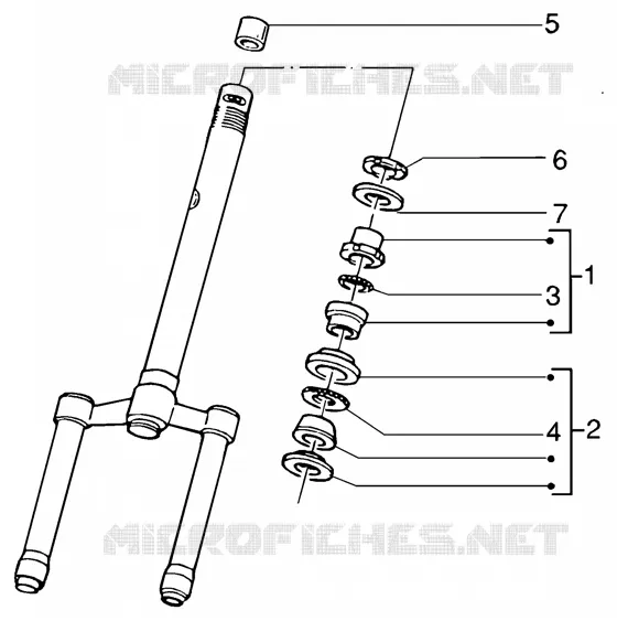 Steering bearing ball tracks