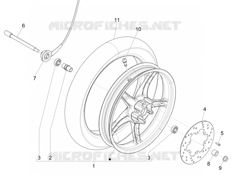 Ruota anteriore