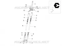 Componenti della forcella (Escorts)
