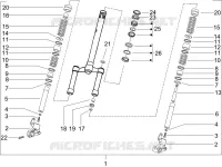 Forcella/tubo sterzo - Gruppo ralle