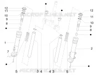 Componenti della forcella (Escorts)
