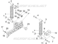 Sospensione posteriore - Ammortizzatore/i