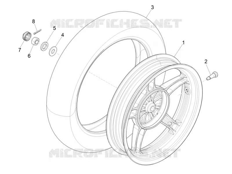Ruota posteriore