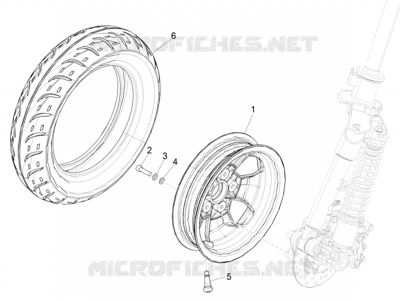 Ruota anteriore