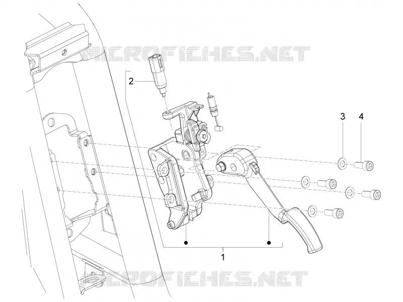 Control pedals - Levers