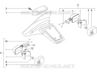 Fanaleria posteriore - Indicatori di direzione