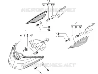 Fanaleria anteriore - Indicatori di direzione