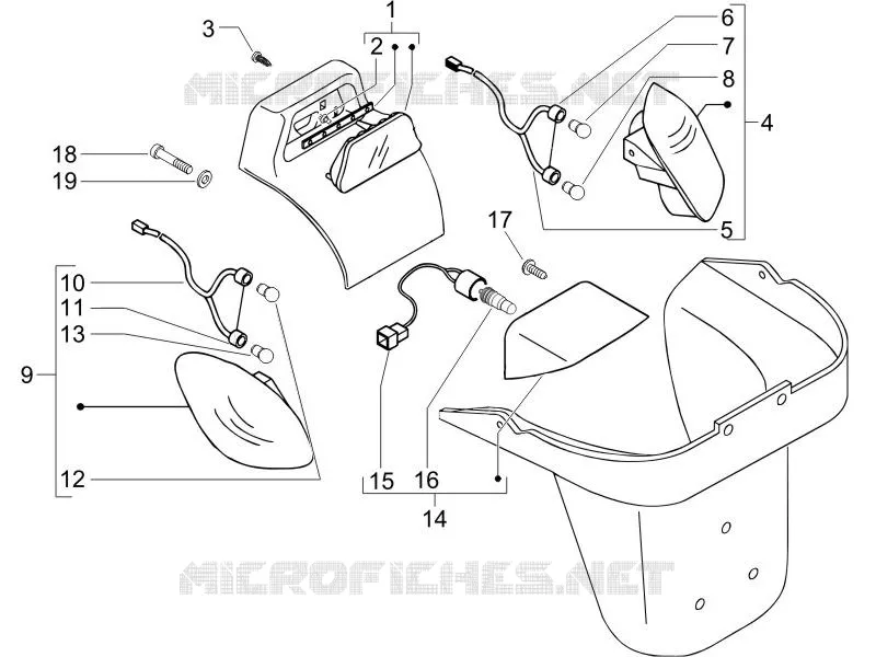 Fanaleria posteriore - Indicatori di direzione
