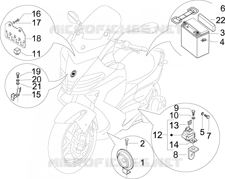 Teleruttori - Batteria - Claxon