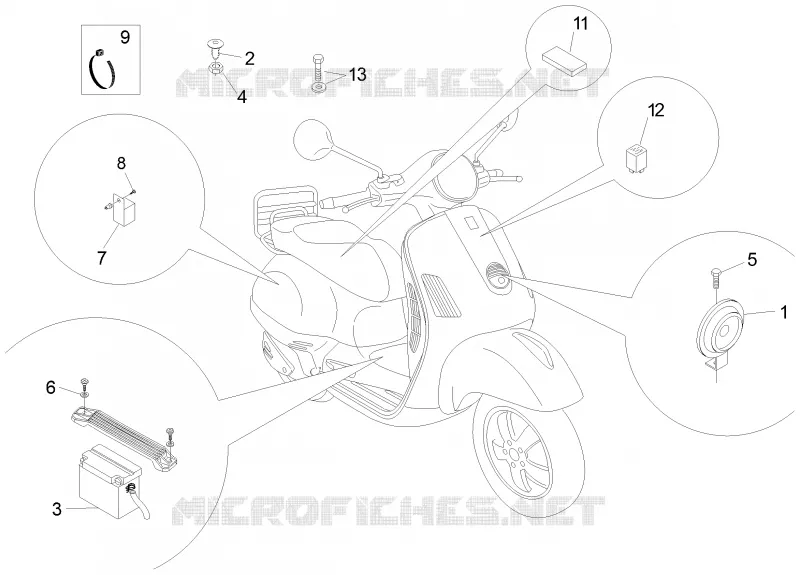 Teleruttori - Batteria - Claxon