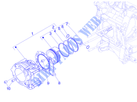 Gruppo cilindro pistone spinotto per VESPA GTS 4T ie Super E3 2013