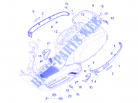 Coperture laterali   Spoiler per VESPA LT 4T 3V ie E3 2015