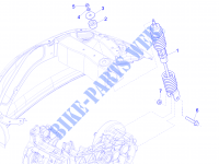 Sospensione posteriore   Ammortizzatore/i per VESPA Primavera 4T-2V 25 km/h 2015