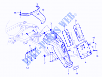 Coperture posteriori   Paraspruzzi per PIAGGIO Beverly RST 4T 4V ie E3 2014