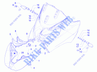Fanaleria anteriore   Indicatori di direzione per PIAGGIO MP3 500 Sport ABS E3-E4 2015
