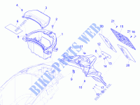 Coperture posteriori   Paraspruzzi per PIAGGIO Liberty iGet 4T 3V ie ABS 2016