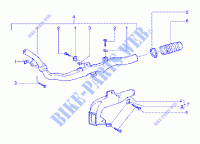 Belt cooling tube iintake tube per GILERA Runner 125 FX 2T 2000