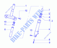 Mvp front fork component parts per GILERA Runner 125 FX 2T 2000