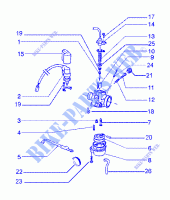 Carburettor dell'orto per GILERA Runner 180 FXR 2T 2001