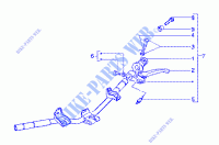 Handlebars component parts per GILERA Runner 180 FXR 2T 2002