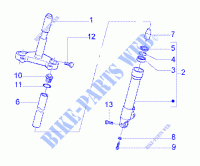 Mvp front fork component parts per GILERA Runner 180 FXR 2T 2001