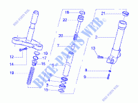 Showa front fork component parts per GILERA Runner 180 FXR 2T 2001
