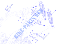 Sospensione posteriore   Ammortizzatore/i per PIAGGIO Liberty 4T 