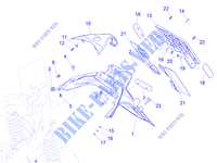 Coperture posteriori   Paraspruzzi per PIAGGIO Medley 4T ie ABS 2016