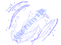 Coperture laterali   Spoiler per PIAGGIO Medley 4T ie ABS 2016