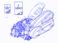 Motore completo per PIAGGIO Beverly 4T 4V ie E3 Sport Touring 2014