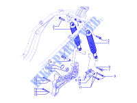Sospensione posteriore   Ammortizzatore/i per PIAGGIO Beverly 4T 4V ie E3 Sport Touring 2013