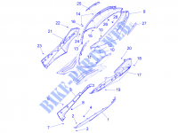 Coperture laterali   Spoiler per PIAGGIO Fly 4T/3V ie 2014