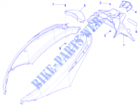 Coperture posteriori   Paraspruzzi per PIAGGIO Fly 4T E2-E3 2013