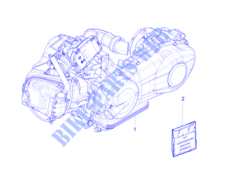 Motore completo per PIAGGIO Liberty 4T 3V ie E3 2014