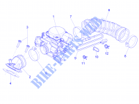 Carburatore completo   Raccordo di ammissione per PIAGGIO Liberty 4T PTT E3 (E) 2015