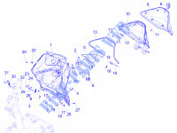 Bauletto anteriore   Controscudo per PIAGGIO Liberty iGet 4T 3V ie ABS 2015