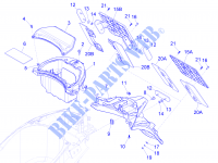 Coperture posteriori   Paraspruzzi per PIAGGIO Liberty iGet 4T 3V ie ABS 2015
