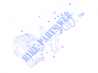 Gruppo cilindro pistone spinotto per PIAGGIO Liberty 4T MOC 2014