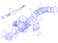 Carburatore completo   Raccordo di ammissione per PIAGGIO Liberty 4T PTT (D) 2014