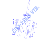 Componenti della forcella (Escorts) per PIAGGIO Liberty 4T Delivery 2014