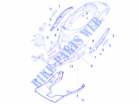 Coperture laterali   Spoiler per PIAGGIO Liberty 4T Delivery 2015