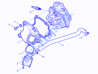 Coperchio testa cilindro per PIAGGIO MP3 YOUrban ERL 2015