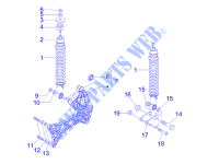 Sospensione posteriore   Ammortizzatore/i per GILERA Runner ST 4T E3 2014